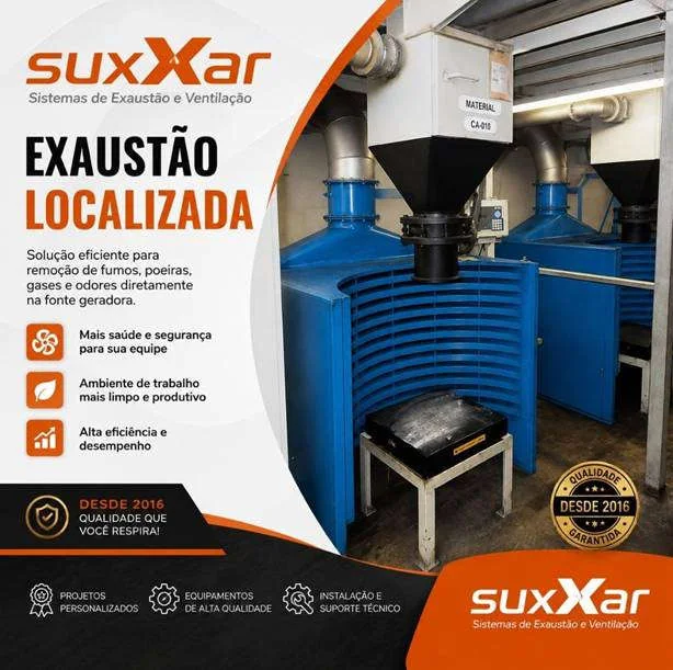 Exaustão para compressores