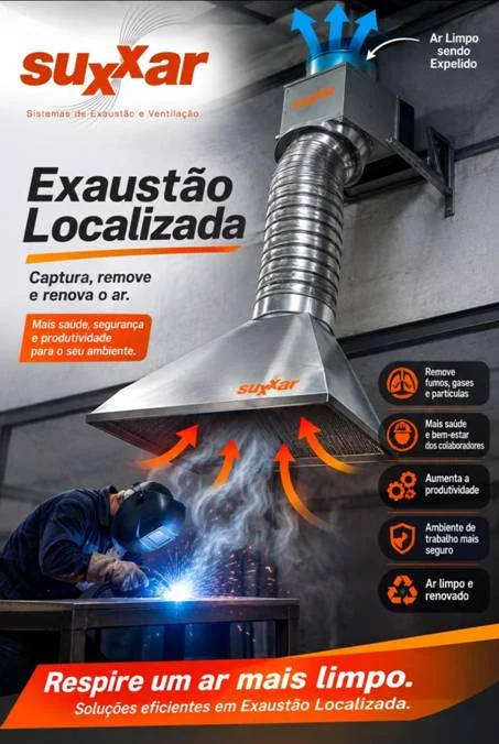 Sistema de exaustão localizada Suxxar