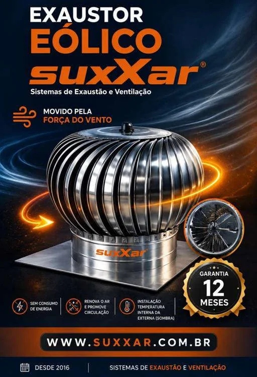 Exaustor eólico Suxxar